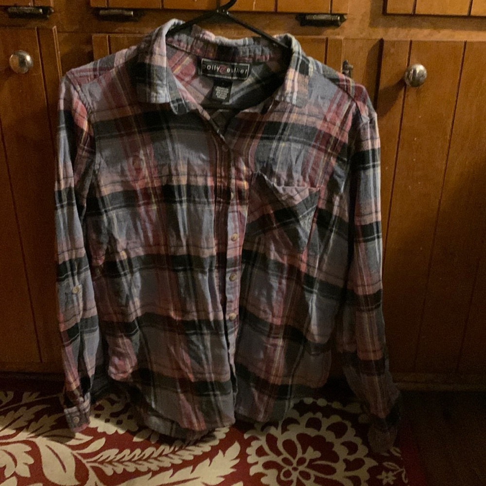 Girls plaid shirt